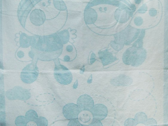 Одеяло детское байковое 100х140 АРТ: Букашки (цвет голубой)