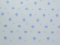 Одеяло детское байковое 100х140 АРТ: Барвинок (цвет голубой)