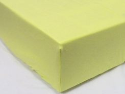 Простыня на резинке трикотажная 140х200 / оттенки желтого